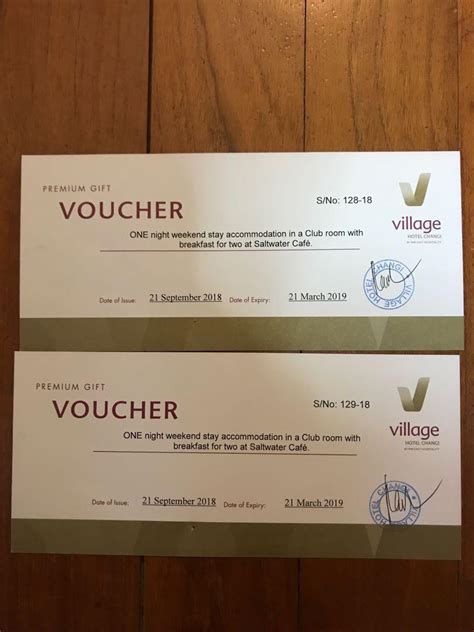 Free Printable Hotel Vouchers